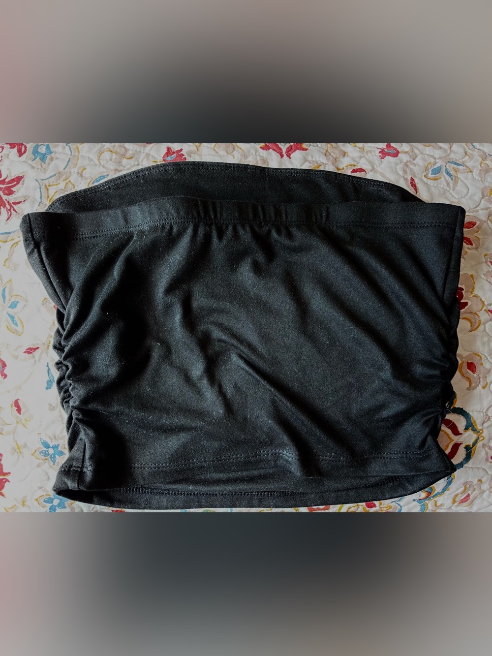 Better Together Black Ruched Tube Top ✨ - Picture 2 of 3